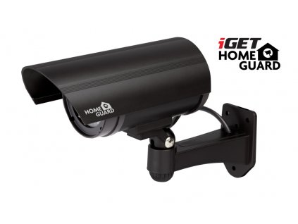 iGET HGDOA5666 - atrapa/maketa bezpečnostní CCTV kamery, blikající črv. LED,4x nálepka CCTV varování obrázok | Wifi shop wellnet.sk