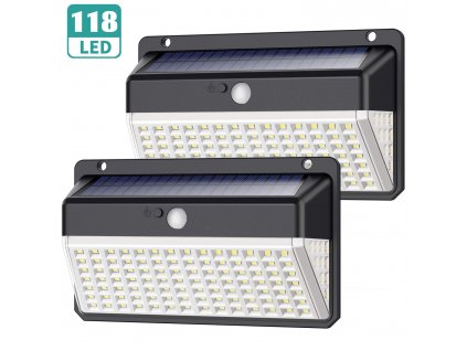 Venkovní solární LED světlo s pohybovým senzorem D118 obrázok | Wifi shop wellnet.sk