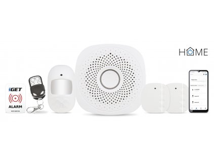 iGET HOME X1 - Inteligentní Wi-Fi alarm, v aplikaci i ovládání IP kamer a zásuvek, Android, iOS obrázok | Wifi shop wellnet.sk