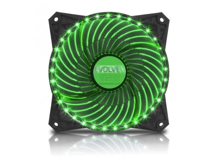 EVOLVEO ventilátor 120mm, LED 33 bodů, zelený obrázok | Wifi shop wellnet.sk