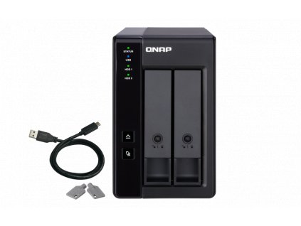 QNAP TR-002 rozšiřovací jednotka pro PC či QNAP NAS (2x SATA / 1x USB 3.1 typu C - Gen 2) obrázok | Wifi shop wellnet.sk
