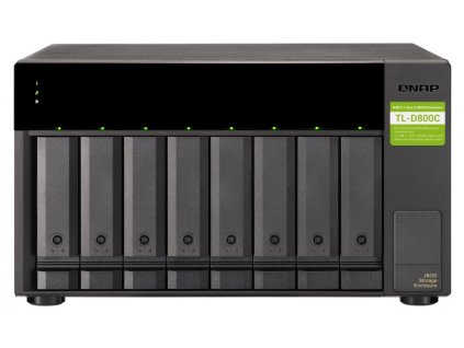 QNAP TL-D800C - úložná jednotka JBOD USB 3.2 (8x SATA), desktop obrázok | Wifi shop wellnet.sk