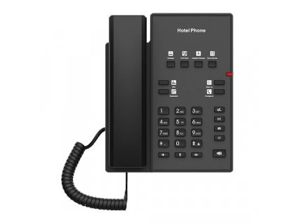 Fanvil H1 hotelový SIP telefon, bez displej, rychle volby, černý obrázok | Wifi shop wellnet.sk