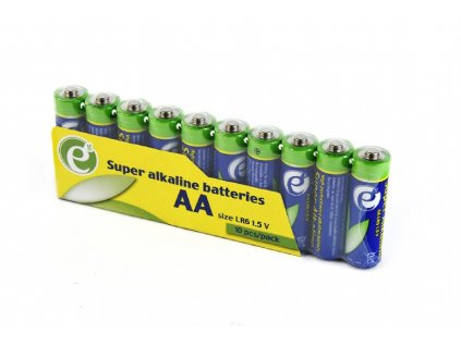 GEMBIRD super alkaline baterie AA 10ks obrázok | Wifi shop wellnet.sk