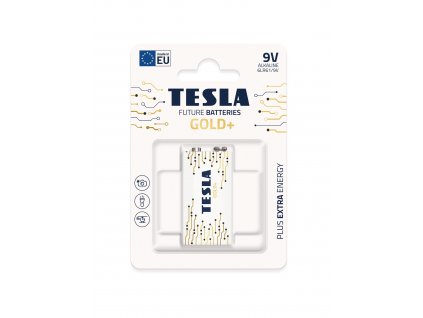 TESLA - bateries 9V GOLD+, 1ks, 6LR61 obrázok | Wifi shop wellnet.sk