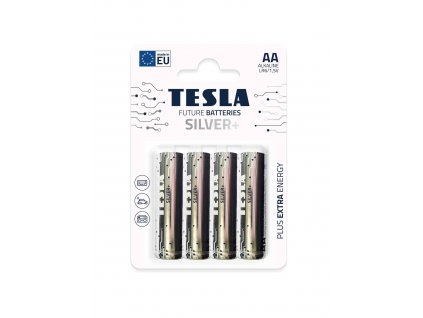 TESLA - baterie AA SILVER+, 4 ks, LR06 obrázok | Wifi shop wellnet.sk