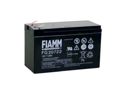 Fiamm olověná baterie FG20722 12V/7,2Ah Faston 6,3 obrázok | Wifi shop wellnet.sk