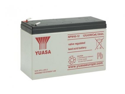 Baterie YUASA NPW45-12 (12V; 45W/čl.; 9Ah; faston F2) obrázok | Wifi shop wellnet.sk