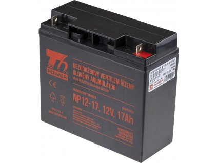 Akumulátor T6 Power NP12-17, 12V, 17Ah obrázok | Wifi shop wellnet.sk