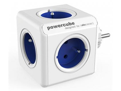 Zásuvka PowerCube ORIGINAL, Blue, 5-ti rozbočka obrázok | Wifi shop wellnet.sk