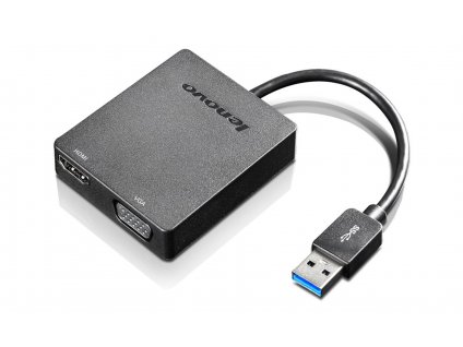 Lenovo Universal USB 3.0 to VGA/HDMI Adapter obrázok | Wifi shop wellnet.sk