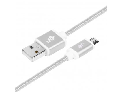 TB Touch USB - MicroUSB, 1,5m, silver obrázok | Wifi shop wellnet.sk