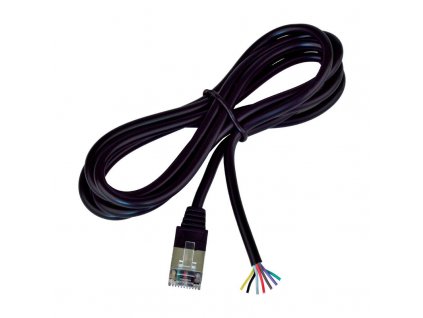 Univerzální kabel bez konektoru pro výrobu k pokladním zásuvkám, černý obrázok | Wifi shop wellnet.sk
