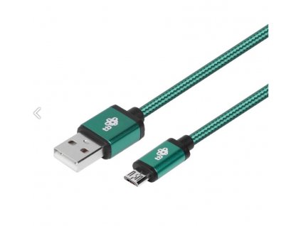 TB Touch USB-A/microUSB, zelený, 1,5m obrázok | Wifi shop wellnet.sk