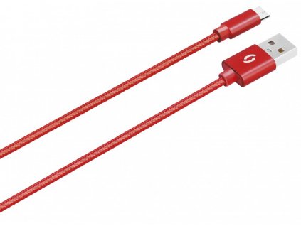 ALIGATOR PREMIUM 2A kabel, Micro USB 2m, červený obrázok | Wifi shop wellnet.sk