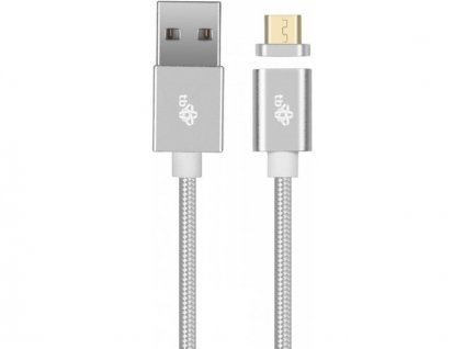 TB Touch magnetický kabel Micro USB stříbrný 1m obrázok | Wifi shop wellnet.sk