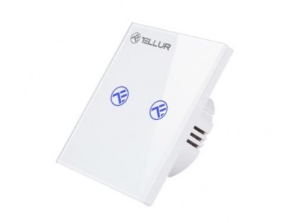 Tellur WiFi Smart Spínač, 2 porty, 1800W, 10A bílý obrázok | Wifi shop wellnet.sk