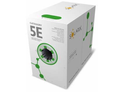 Kábel UTP Cat5E solid SOLARIX 305m