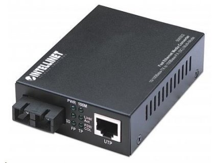 Intellinet Ethernet konvertor, 100Base-TX (RJ45) na 100Base-FX (SC) multimode, 2 km