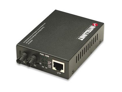 Intellinet Ethernet prevodník, 100Base-TX na 100Base-FX (ST) Multi-Mode, 2 km