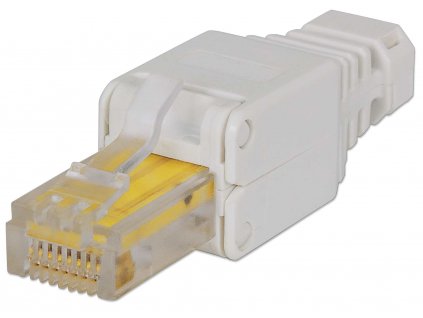 Intellinet konektor RJ45, UTP Cat5e, 1ks samorezný, drôt a kábel