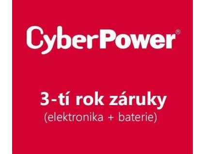 CyberPower 3. rok záruky pre BPSE240V75ART3UOA