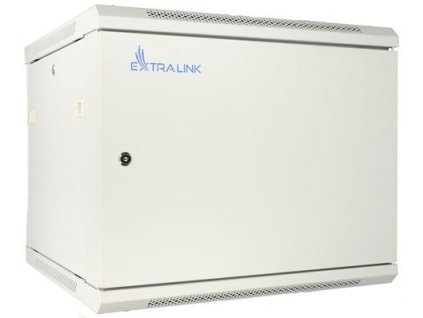 85884 extralink rozvadzac 12u 600x450mm plechove dvere sedy v demonte