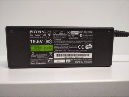 Power adapter Sony 75W 6,5 x 4,4mm, 19,5V [renovovaný produkt]