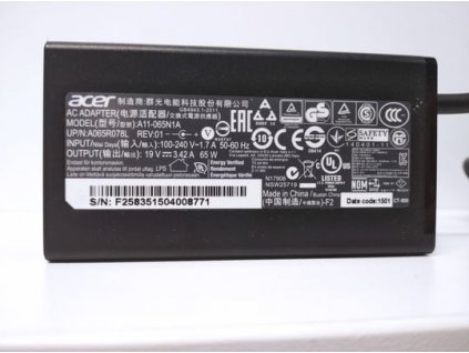 Power adapter Acer 65W 5,5 x 1,7mm, 19V [renovovaný produkt]