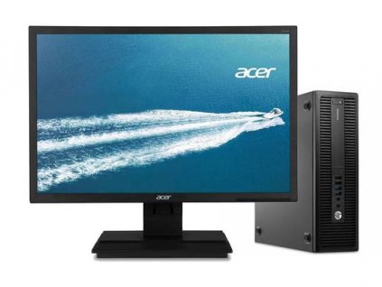 PC zostava HP EliteDesk 800 G2 SFF + 22" Acer B226WL Monitor [renovovaný produkt]