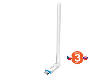 Tenda U2v5 AX300 WiFi 6 USB Adapter, 286 Mb/s, 802.11ax/b/g/n, 6 dBi, Soft AP, Win 7/10/11, Linux obrázok | Wifi shop wellnet.sk