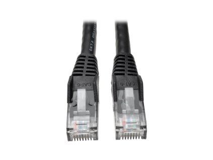 Tripplite Ethernetový kabel Cat6 Gigabit Snagless Molded (UTP) (RJ45 Samec/Samec), černá, 3.05m obrázok | Wifi shop wellnet.sk