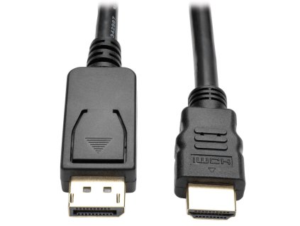 Tripplite Video kabel DisplayPort 1.2 s aretací / HDMI 4K (Samec/Samec), 1.8m obrázok | Wifi shop wellnet.sk