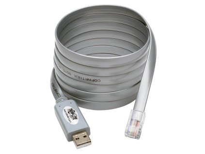 Tripplite Adaptér USB-A/RJ45, kompatibilný s Cisco, 250Kb/s (Samec/Samec), sivý kábel 1.83m obrázok | Wifi shop wellnet.sk