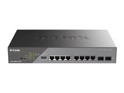 D-Link DSS-200G-10MP/E 10-Port Gigabit Ethernet PoE+ Surveillance Switch obrázok | Wifi shop wellnet.sk