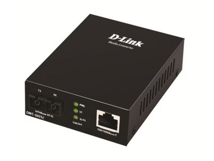 D-Link DMC-G02SC/E - 100/1000Base-t to 1000Base-SX SC Multi-mode Media Converter (550m) obrázok | Wifi shop wellnet.sk