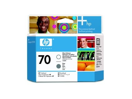 HP no 70 gloss enhancer a šedá tisk hlava, C9410A obrázok | Wifi shop wellnet.sk