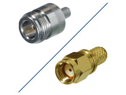 Pigtail N-F / RpSMA-F 0,5m kábel H155 obrázok 1 | Wifi shop wellnet.sk