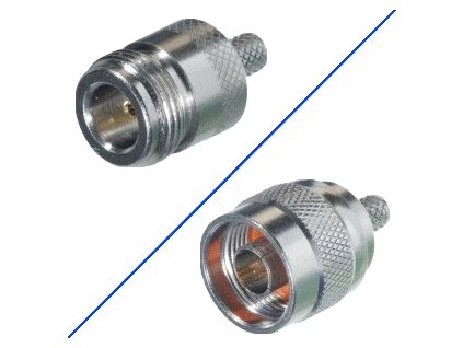 Pigtail N-F / N-M 1m kábel Belden RF240 6GHz obrázok 1 | Wifi shop wellnet.sk