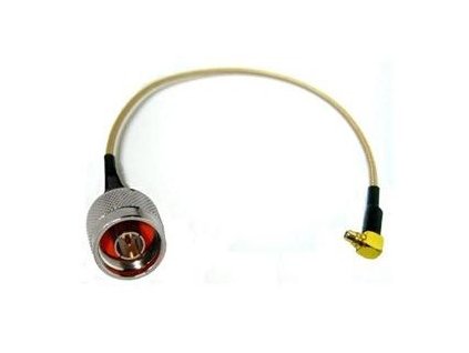 Pigtail mini PCI 0,25m MMCX-Male / N-Male, rohový obrázok 1 | Wifi shop wellnet.sk