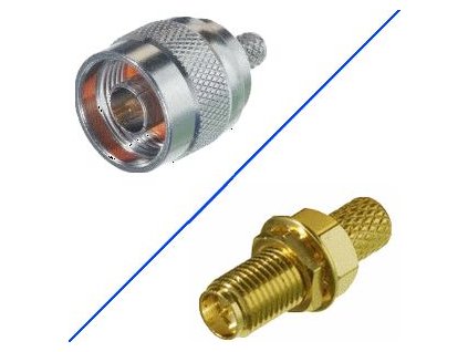 Pigtail 0,1m RF240 6GHz N-Male / RpSMA-Male obrázok 1 | Wifi shop wellnet.sk
