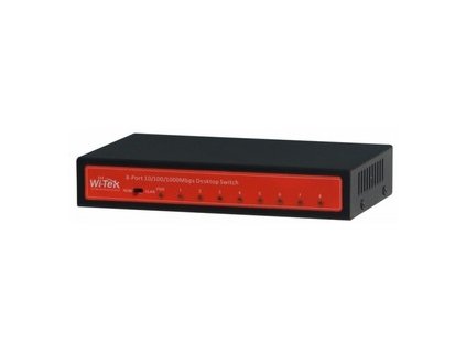 Wi-Tek WI-SG108 Gbit switch 8x10/100/1000 metal obrázok 1 | Wifi shop wellnet.sk