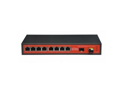 Wi-Tek WI-PS310GF 8xGbit PoE Switch 802.3af/at 120W + 2x SFP obrázok 1 | Wifi shop wellnet.sk