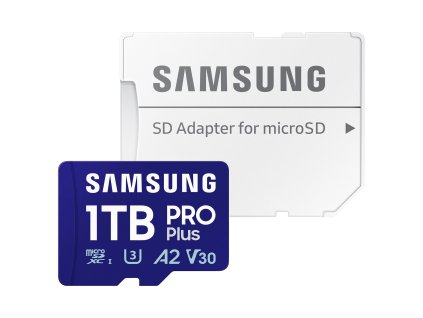 Samsung PRO Plus/micro SDXC/1TB/UHS-I U3 / Class 10/+ Adaptér/Modrá obrázok | Wifi shop wellnet.sk
