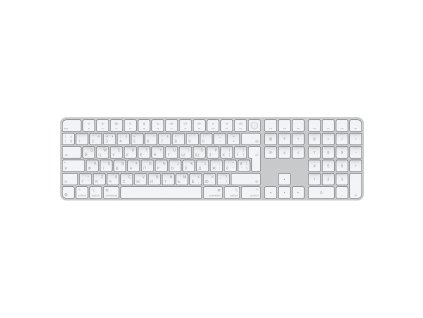 Apple Magic Keyboard Numeric Touch ID/Bezdrátová Bluetooth/UA layout/Bílá obrázok | Wifi shop wellnet.sk