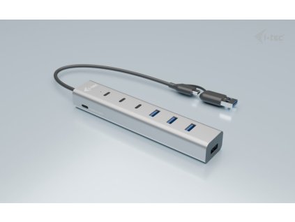 i-tec USB-C/USB-A Charging Metal HUB 7 Port (3x USB-C, 4x USB-A) obrázok | Wifi shop wellnet.sk