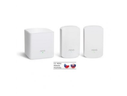 Tenda Nova MW5 (3-balenie) WiFi AC1200 sieťový systém Dual Band, 2x GLAN / GWAN, ostatní 1x LAN, aplikácia SMART CZ obrázok 1 | Wifi shop wellnet.sk