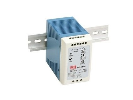 Power supply MDR-100-48 48-56 V/2 A 96W impulzný na DIN lištu obrázok 1 | Wifi shop wellnet.sk