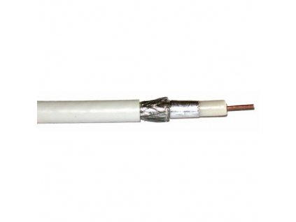 Kábel koaxiálny RG6U 75 Ohm 6,5mm vnútorný biely 1m obrázok 1 | Wifi shop wellnet.sk