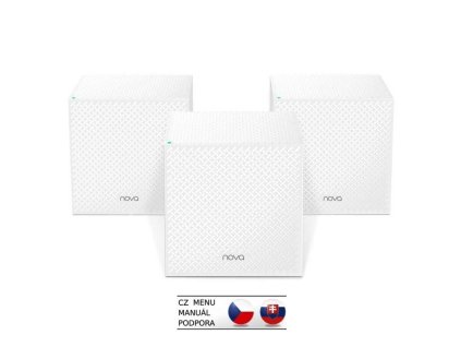 Tenda Nova MW12 (3-pack) WiFi AC2100 Tri-Band Mesh Gigabit system, 9x GLAN/GWAN, SMART CZ aplikace obrázok 1 | Wifi shop wellnet.sk